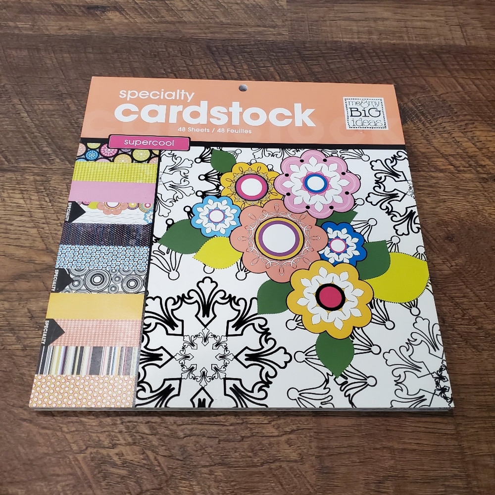 Me My Big Ideas Cardstock Scrapbooking Paper 48 Sheets Arts Crafts Specialty NEW